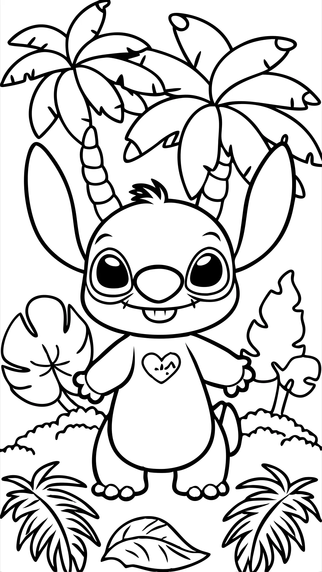 printable coloring pages stitch